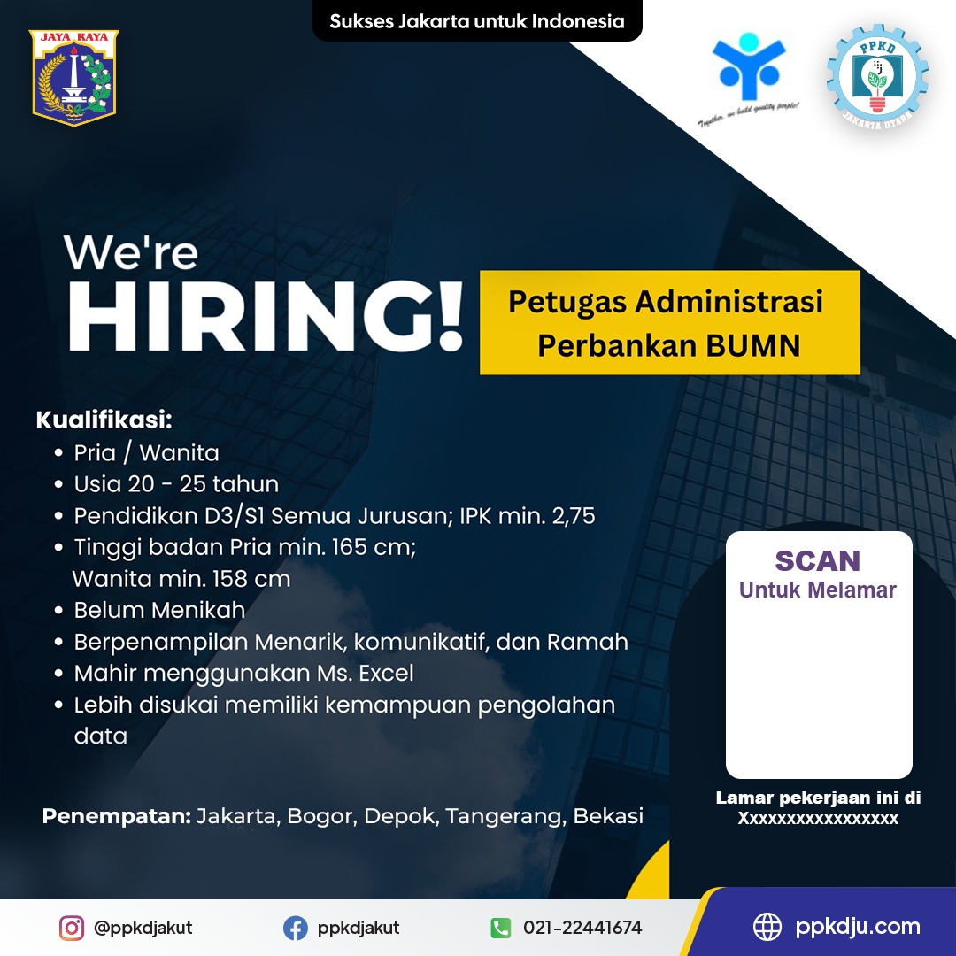 Petugas Administrasi Perbankan BUMN