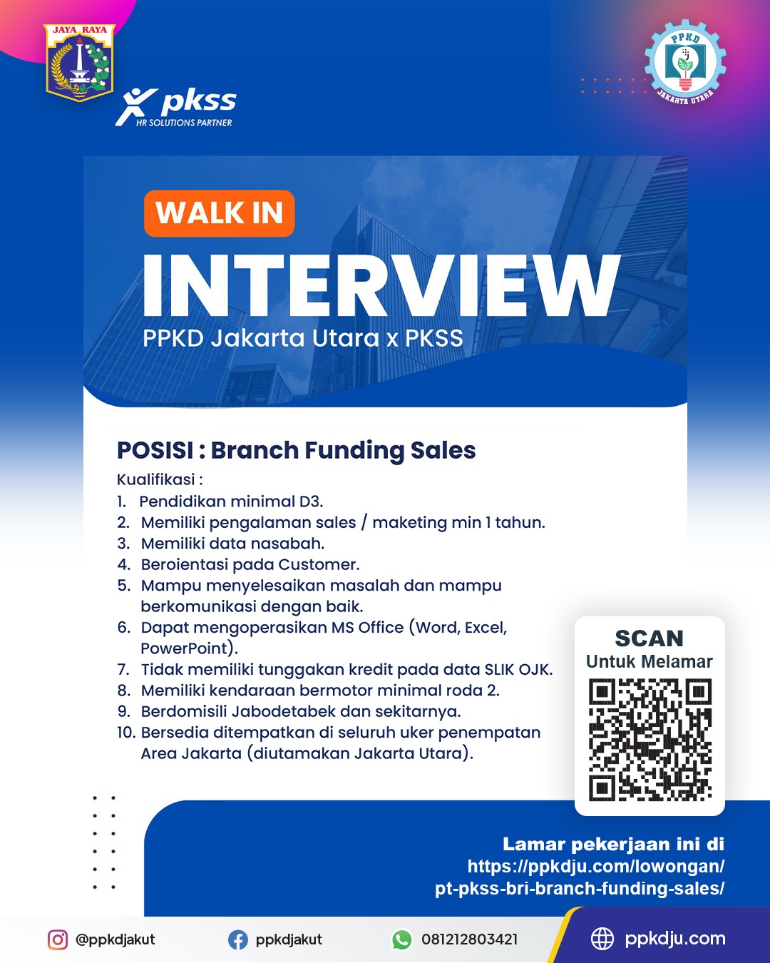 PT PKSS ( BRI ) BRANCH FUNDING SALES