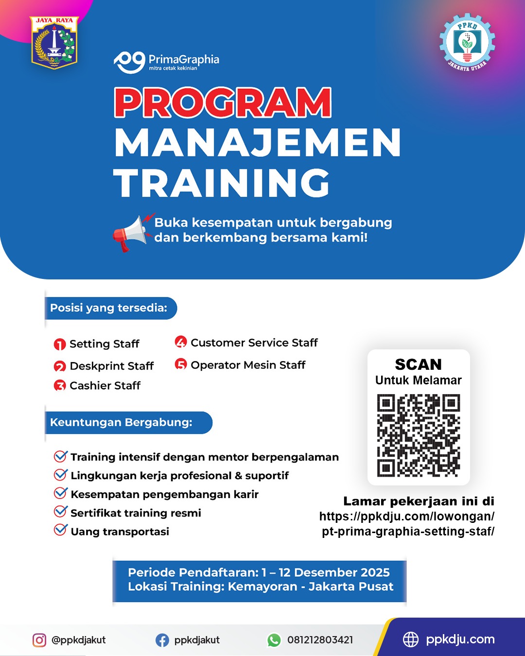 PT PRIMA GRAPHIA  MANAJEMEN TRAINING